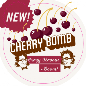 Cherry Bomb Glass Sticker