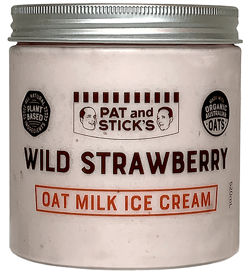 pat and sticks - oat milk tub - wild strawberry